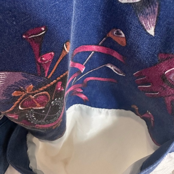 Vintage 80’s LINE-UP Golf themed Bomber Jacket - 100% cotton - Picture 12 of 14